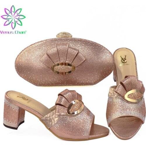 Fashion Purple Color Italian Ladies Shoe and Bag Set Matching Shoes and Bag Set In Heels Italy High Heels Women Wedding Shoes