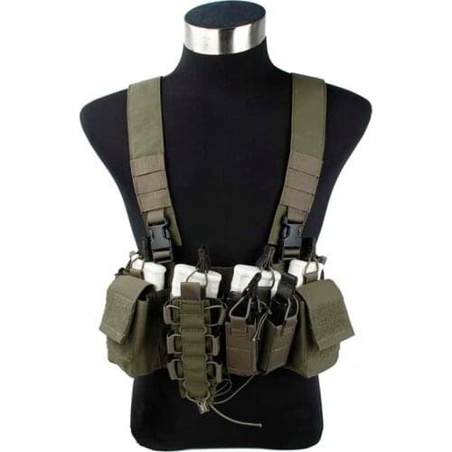 TMC D3-CR 556 Chest Rig Set Ranger Green 500D Cordura Lightweight Tactical Vest Chest Hanging Free Shipping