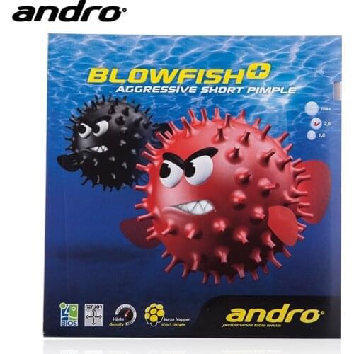 Andro Blowfish aggressive Table tennis rubber short pimples out special TENSOR ANDRO ping pong sponge