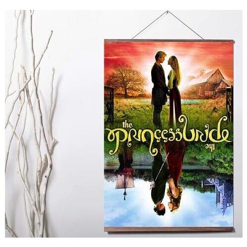 The Princess Bride Movie Art Canvas print poster painting with solid wood