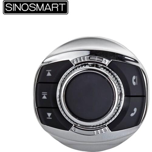 SINOSMART Keys Remote Control Buttons SWC w/ LED Universal Smart Car Steering Wheel Controller Wireless for Navigation Player