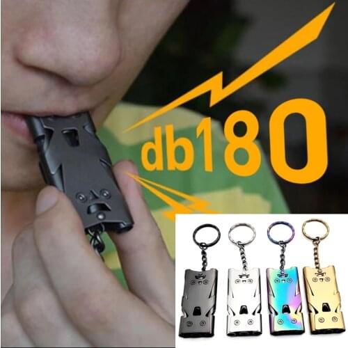 1PCS Outdoor Camping survival Whistle Frequency Whistle Multifunctional Portable EDC Tool SOS Earthquake Emergency Whistle