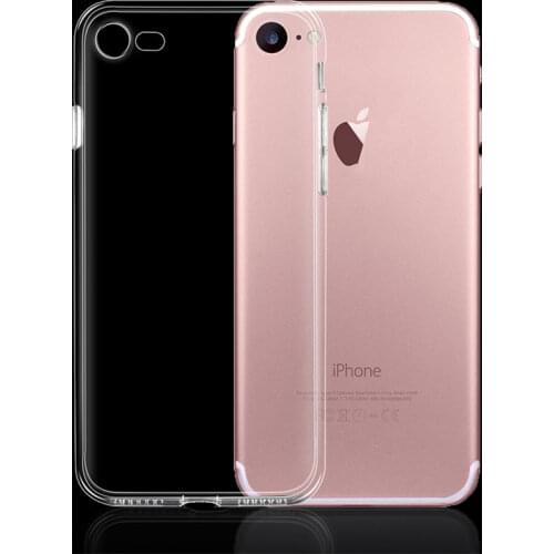 Ultra Thin Soft TPU Transparent Silicone Phone Case for iPhone 7 6 6s Plus 5 5S SE 5C 4 4S Crystal Clear Rubber Slim Back Cover