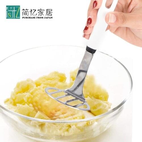 Japanese Potato Masher, Stainless Steel Masher, Fruit Puree, Baby Food Supplement, Taro Masher, Garlic Press