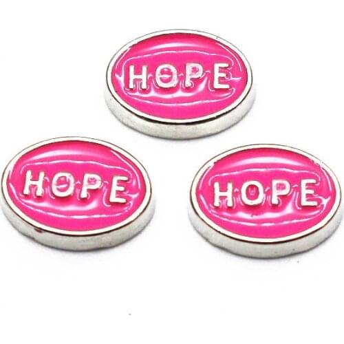 20Pcs/Lot Hope Floating Charms Hand-made DIY for Glass Lockets