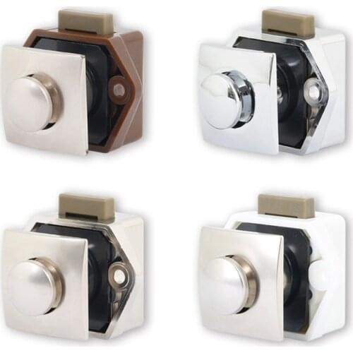 2021 New Diameter 20mm Camper Car Push Lock RV Caravan Boat Drawer Latch Button Locks For Furniture Hardware