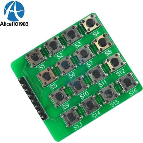 4x4 4*4 Matrix Keypad Keyboard Module 16 Botton Mcu For Arduino Atmel S1/2 Key Board Diy Kit Diy Electronic