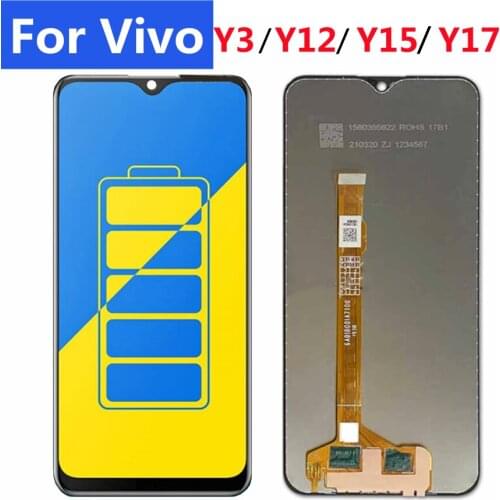 6.35" For BBK Vivo Y3 Y12 Y15 Y17 2019 LCD DIsplay Touch Screen Digitizer Assembly Replacement for VIVO Y15 LCD