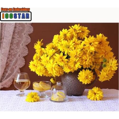 5D DIY Diamond Embroidery Flower Cross Stitch Rhinestones Full Square Drill Diamond Painting Handicraft Mosaic Home Decor