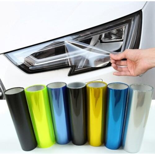 Car styling 30x100cm Auto Car Tint Headlight Taillight Fog Light Vinyl Film Sheet Sticker Car Accessories 12x 40inch Sticker