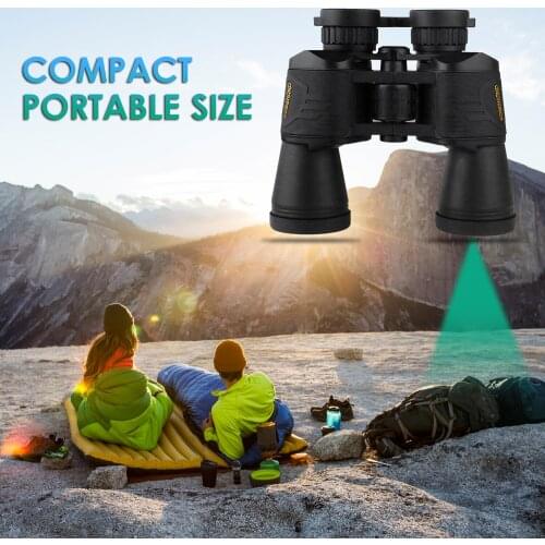 Binocular Telescope 10*50 High Resolution All-optical Telescopes 10X Focusing Binoculars for Outdoor Fishing Traveling Watching