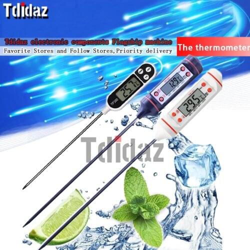 Digital Meat Thermometer Cooking Food Kitchen BBQ Probe Water Milk Oil Liquid Oven Digital Temperaure Sensor Meter TP101 TP300