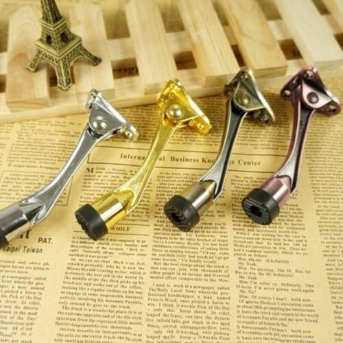 Horseshoe Long Arm Door Kick Stopper Powerful Strong Holder Catch Door Stop for Bedroom Home Bathroom Kitchen Door 896B