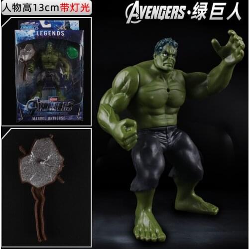Marvel Superhero Green Giant The Hulk Action-Figure Toy Model Surprising Birthday Gift Furnishing Artical Anime Peripheral
