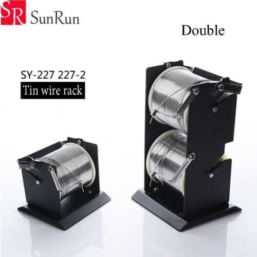 SY-227-2 Tin solder wire rack line frame line seat all metal double layer tin wire welding wire bracket