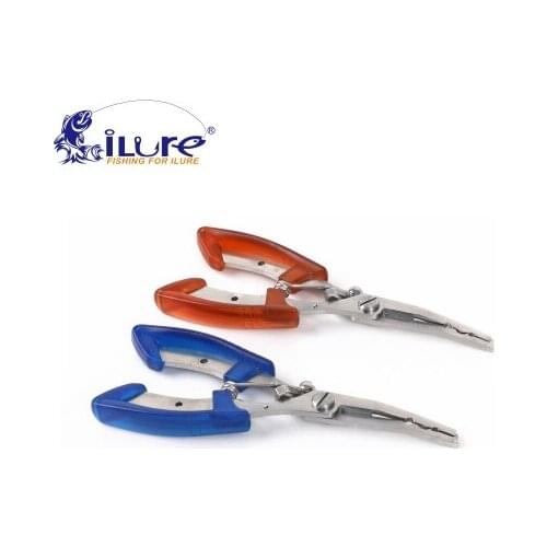 ILure Multifunctional Fishing Gear Stainless Steel Fishing Scissors Fishing Tongs Shears Line Cutter Fishing Tackle Tools Pesca