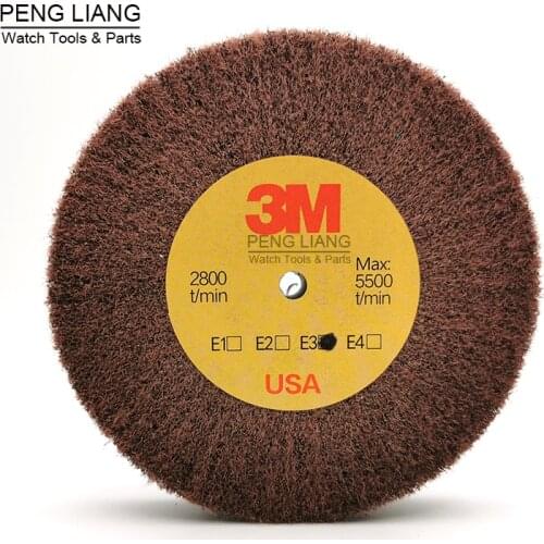 Original USA 3M Brushed Wheel Watchmaker Tools, E1E2E3E4 Watch Maintenance Tools for Polishing and Brushed Recovering