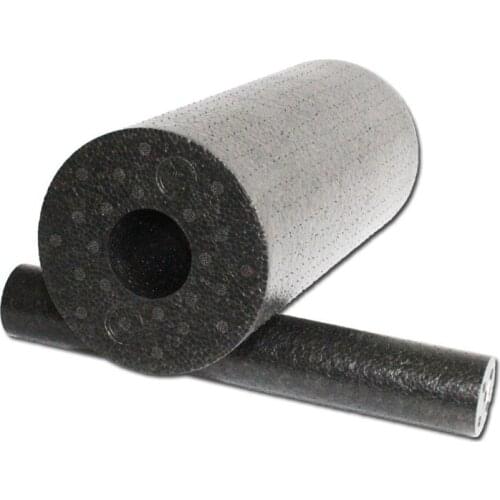 2pcs/set Yoga Epp Foam Roll High Fitness Massage Roller Exercise Balance Yoga Brick Block Gym Equipment Black Sports 33 X 14cm