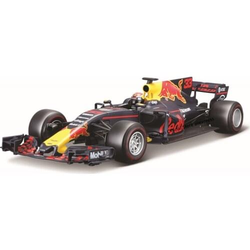 Bburago 1:18 Red Bull Racing TAG Heuer RB13 2017 #33 Formula Car Static Die Cast Vehicles Collectible Model Car Toys