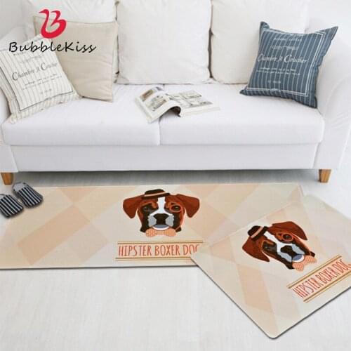 Bubble Kiss Animal Dog Pattern Carpet Nordic Style Living Room Carpet Non-Slip Home Bedroom Carpet Children Room Decorative Rug