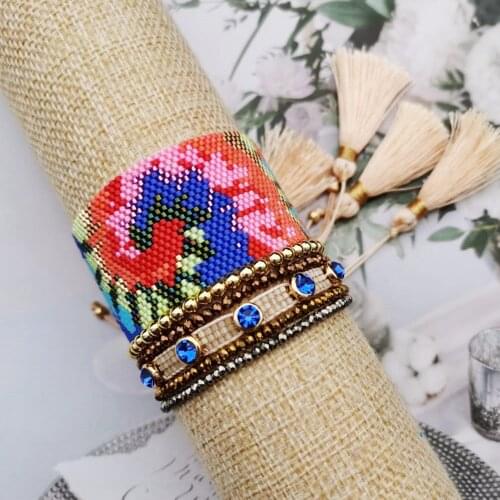 Pretty Bead Fashion MIYUKI Beaded Bracelet Set Bileklik Pulseras Mujer Handmade Woven Charm Bracelets Female Jewelry Gift