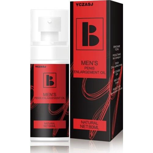 Natural Plant Extracts Penis Enlargement oil Sex Delay Cream Lubricant for Men Increase Big Dick Growth Thickening Oil 80ml
