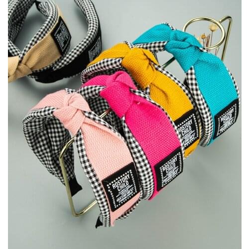 New Fashion Women Headband Leopard Hairband Casual Turban Headwear Center Knot Hair Band Girls Hair Accessories