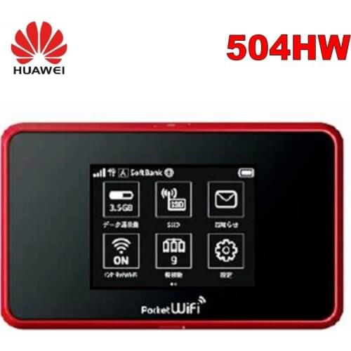Unlocked HUAWEI Pocket WiFi 504HW CAT6 2.4GHz & 5GHz Hotspot router pk e5786 e5787 mf970