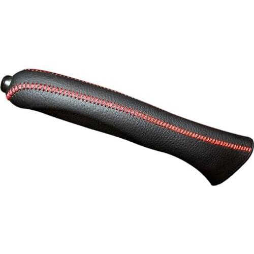 Genuine Leather Handbrake Grips for Peugeot 207 Natural leather cover on the handbrake car accessories interior