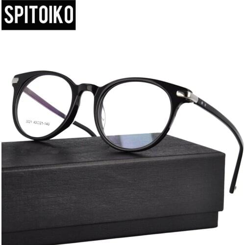 SPITOIKO Acetate Myopia Spectacles Prescription Eyewear Eyeglasses GM3021