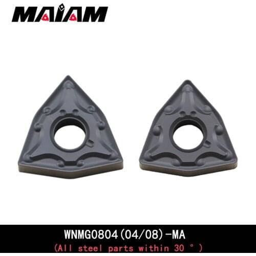 WNMG0804 Peach insert Double-sided WNMG080404 WNMG080408 MA pattern insert MWLNR K08 for Hard and soft steel and Ordinary steel