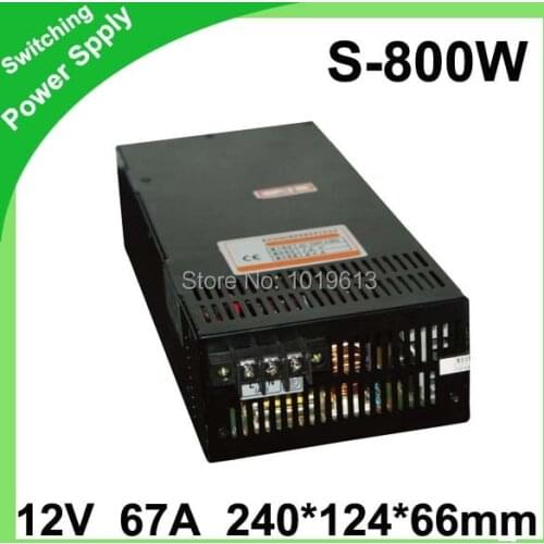 12V 67A 110V-220V Lighting Transformers high quality safy Driver for LED strip power supply 800w