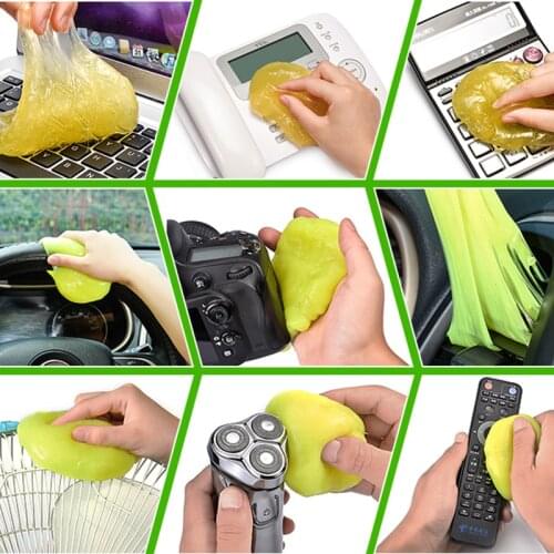 Car Accessories Interior Magic Dust Cleaner Compound Super Clean Slimy Gel for Phone Laptop Pc Computer Keyboard