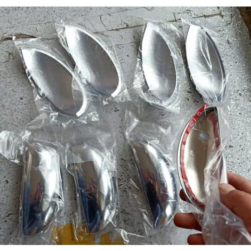 Car styling ACCESSORIES Chrome Side Door Handle Cover Trim For Peugeot 207