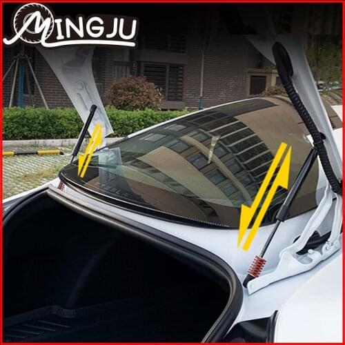 Car Front and back Automatic rising Spring Lift Supports Struts Car Hydraulic Rod For Tesla Model 3 Auto Accessories