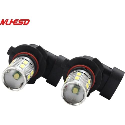 10X HB4 9005 9006 12SMD 5630 Cree chip with LENS Super White LED Bulb 6000K 12V 15W Car Fog Light Auto Lamp white red yellow