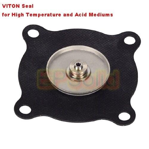 Free Shipping 3PCS/LOT Repair Kits FKM Seal Diaphragm VITON High Temperature for Water Solenoid Valve 1/2''~1