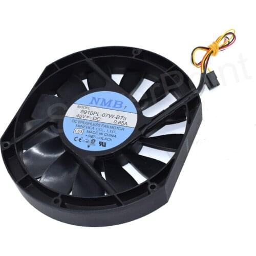 Free Shipping For NMB 5910PL-07W-B75 170*25MM DC 48V 0.85A Inverter Cooling Fan