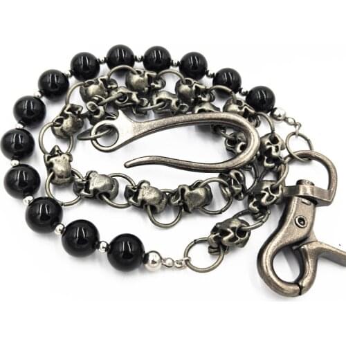 Key chain men gift or men pants chain Women key fob Fashion Single Layers steel stainless Trousers chains wholesale jeans chain