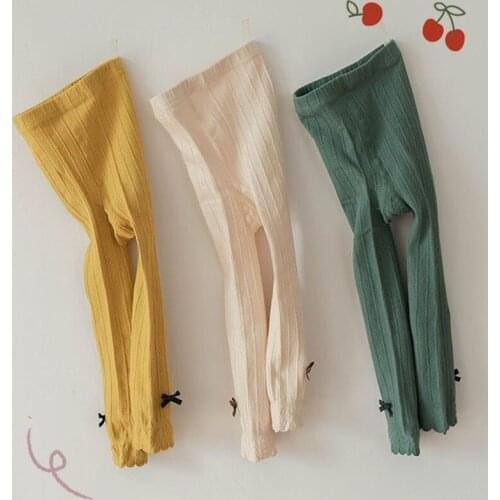 Kids Baby Girl Bowknot Panty-hose Spring Autumn Infant Baby Girl Lace Childrens Socks