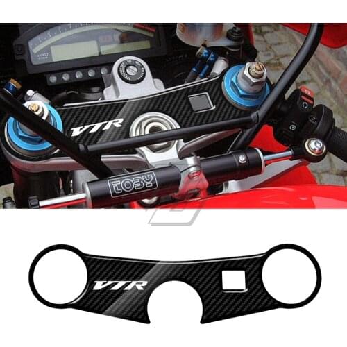 For Honda VTR SP1 / SP2 Up To 2001 3D Carbon-look Upper Triple Yoke Defender