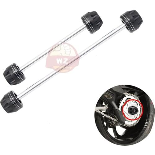 For YAMAHA YZF-R3 YZF-R25 MT-03 MT-25 Motorcycle CNC Rear & Front Axle Fork Crash Sliders Wheel Protector