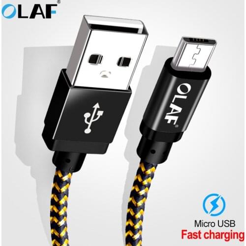 OLAF 3M Fast Charging Micro USB Cable Data Cables 2m For Huawei For Xiaomi Android For Samsung Mobile Phone USB Charging Cable