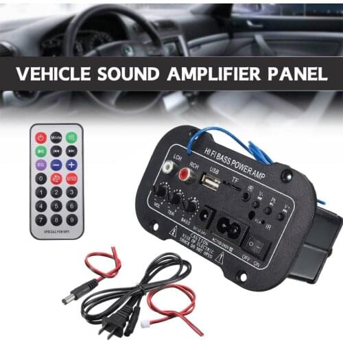 30W Power Amplifier Board Audio bluetooth Amplificador USB dac FM radio TF Player Subwoofer DIY Amplifiers For Motorcycle Car