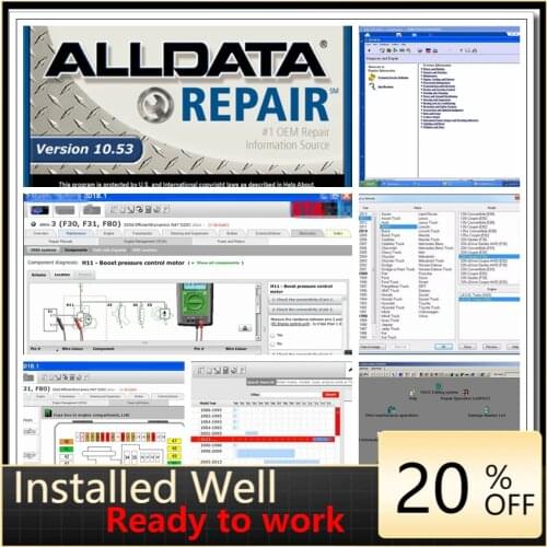 All Data Software 2020 Hot Sale Vivid Atris-Stakis 2018.01v Elsawin Latest Version Auto Repair Software installed in 2TB HDD