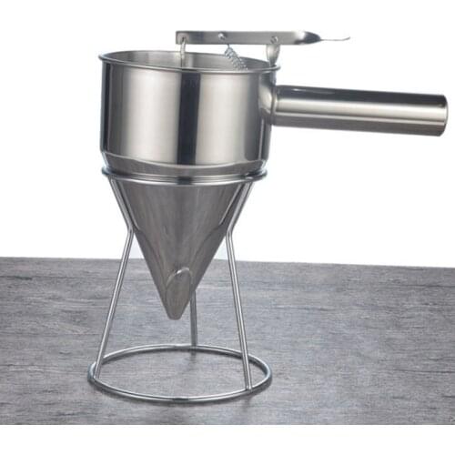 Funnel Rack Anti Rust Stainless Steel Fish Ball Making Home Kitchen Tools can CSV