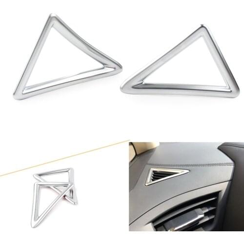 Car Interior Upper Air Vent Outlet Frame Trim For Toyota Alphard Vellfire 2016 2017 2018 2019 2020 RHD Chrome ABS