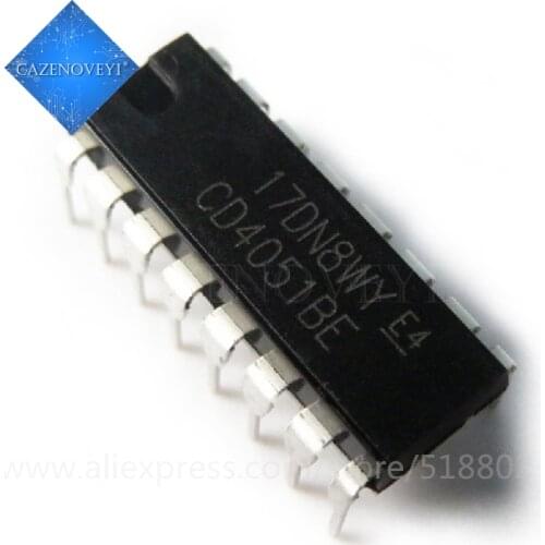 1pcs/lot CD4051BE CD4051BD CD4051 DIP-16 In Stock
