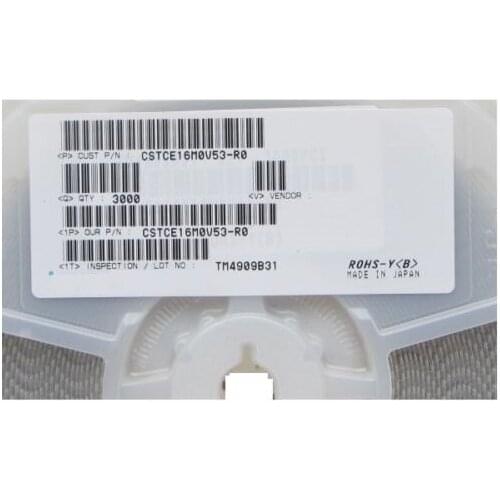 10pcs CSTCE16M0V53-RO Ceramic Crystal SMD 16MHZ SMD-3 16.000MHZ NEW