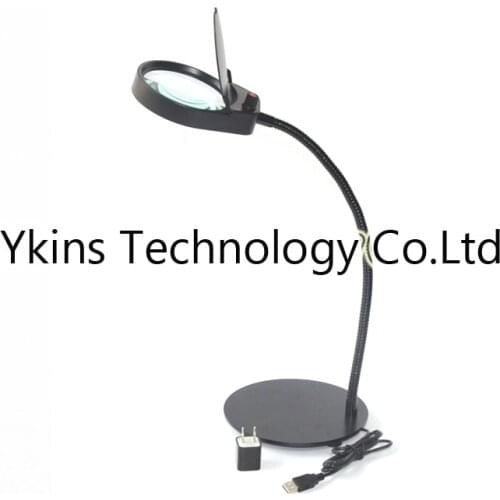 168mm table Desk 3X 10X multi Magnifying Glass with 26pcs LED Lamp Lupa Loupe for Reading Watch PCB Repair Magnifier